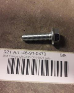 Flanged Bolt M10x35